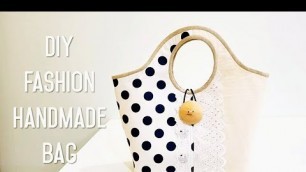 'Diy Fashion Handmade Bag | Handbag Diy Tutorial | 时尚优雅手作包教学分享#HandyMum  ❤❤'