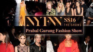 'Celebrities at #NYFW #SS16 Prabal Gurung #Fashion Show | The Arc, Skylight at Moynihan Station #NYC'