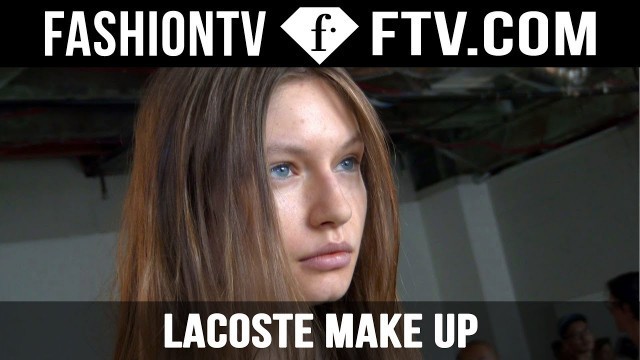 'Lacoste Makeup SS16 | New York Fashion Week NYFW | FTV.com'