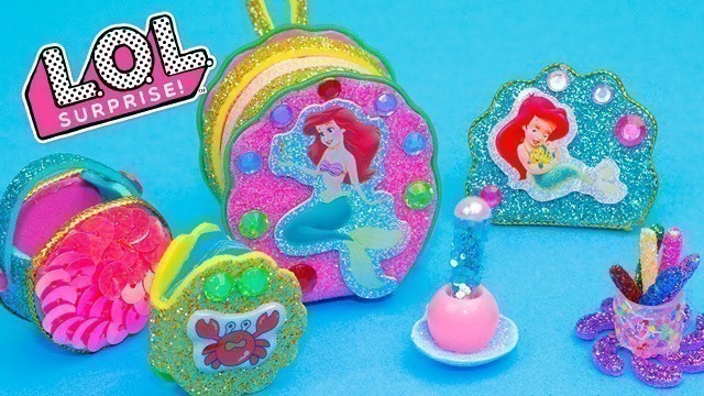 '6 DIY Miniature LOL Surprise DOLLS ~ Princess Disney ARIEL'