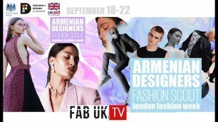 'FDC Armenia SS21 Fashion Scout Digital Fashion Week During London Fashion Week 2020'