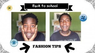 'Back to School Fashion Tips'