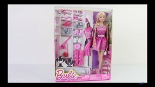'Barbie and her accessories pack unboxing Review'