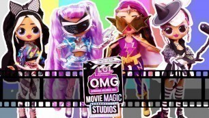 'LOL OMG Movie Magic Studios Dolls 4 Dolls FULL UNBOXING!'