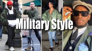 'How to Style Military Clothing | Cargos, Combat Boots, Bomber Jackets & More'