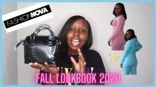 'FASHIONNOVA FALL LOOKBOOK PT. 1 | TRY ON HAUL. *entire outfits!*'