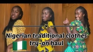 'Nigerian Traditional Clothes try-on 