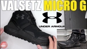 'Under Armour Valsetz Micro G Review (Under Armour Tactical Boots Review)'