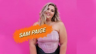 'Sam Paige Hot Curvy Model Plus Size | Biography | Net Worth | Fashion Lifestyle'