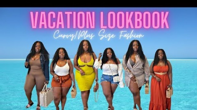 'Tropical  Vacation Lookbook for Curvy & Plus Fashion | Fashion Nova | Shein |Try - On | Quiara B'