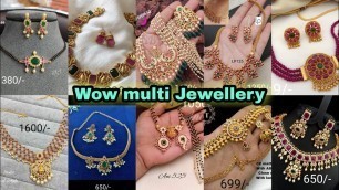 'Wow అనిపించే trendy jewellaryతక్కువ ధరల్లో|Latest trendy imitation jewellery with best prices|BSmart'