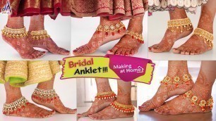 'Best Girls Fashion Wedding Anklets! #Love #Latest #Bridal #Wedding'