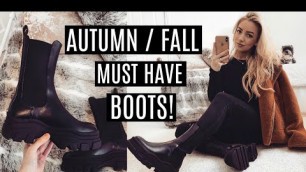 'AUTUMN / FALL MUST HAVE BOOTS 2020! / Ankle boots, over the knee boots shoe collection!'