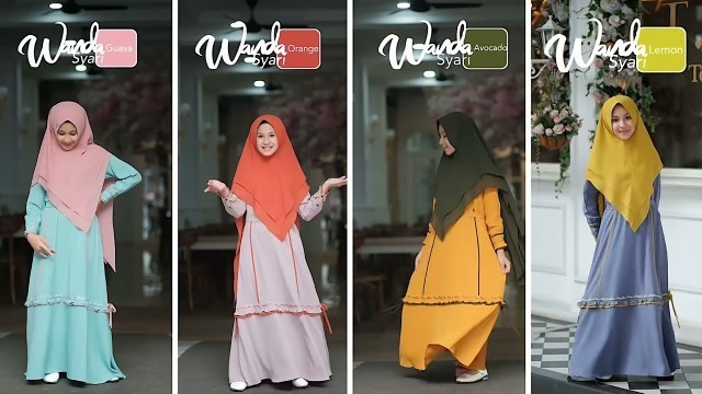 'Gamis Premium Couple Hijab for Adult n Kids ❤️ Hijaber OOTD Fashion Dailywear Inaya Collection ❤️'