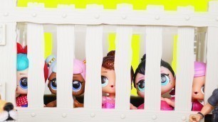 'LOL OMG Makeover with DIY Pools Jail and Big Sister Fashion Doll'