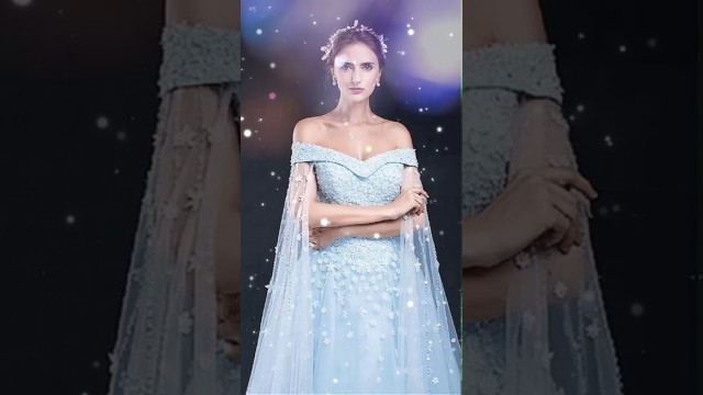 '2020 Light Sky Blue Prom Dresses Sweep/Brush Train Tulle Prom Dress/Evening'