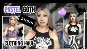 'SHEIN Pastel Goth / Punk Clothing Haul | alyinu'