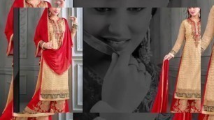 'Heavy Designer Salwar Kameez Pakistani Suits  Designer Palazzo EID Collection 2016'