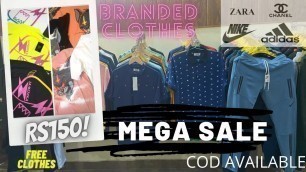 'Branded clothes Sale! || COD available|| Tshirt rs150 || retail|| 80% off || sabse sasta || HR style'