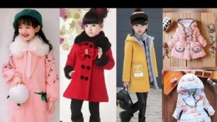 'Baby girl coats/jackets/sweaters||Winter collection design&ideas @Amna boutique Fashion designer'