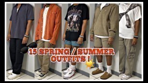 '15 Spring to Summer Outfits for Men | Spring/Summer Outfit for Men 2022'