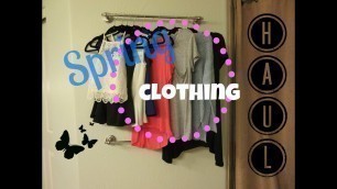 'SPRING CLOTHING HAUL -QREW'