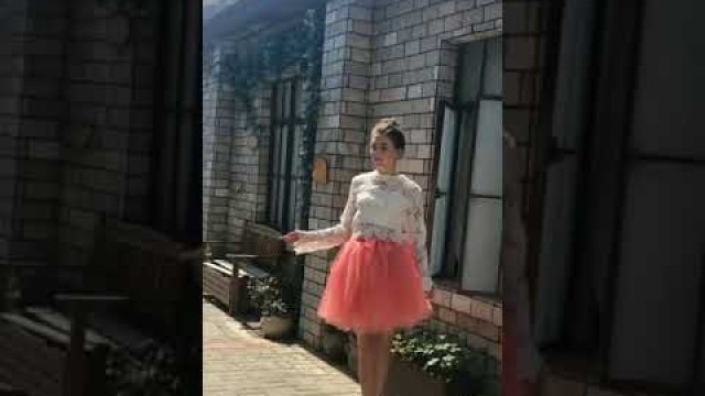 'Midi Tulle Skirt Fashion Tutu Skirts Women Ball Gown Party Petticoat'