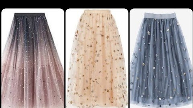 'Latest tulle skirt designs|| tutu skirts ||midi skirt designs ||Filmy fashion'