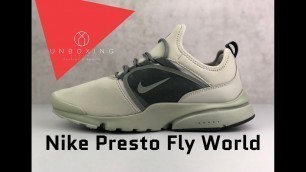 'Nike Presto Fly World ‘Spruce fog/ Vintage lichen‘ | UNBOXING & ON FEET | fashion shoes | 2019'