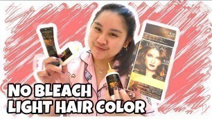 'rambut berkilau! Loreal Excellence Fashion | Golden Nude Brown | cat rambut sendiri | Indonesia'