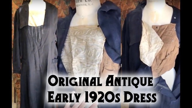 'Inside an Early 20s Dress- Vintage 1920s Fashion'