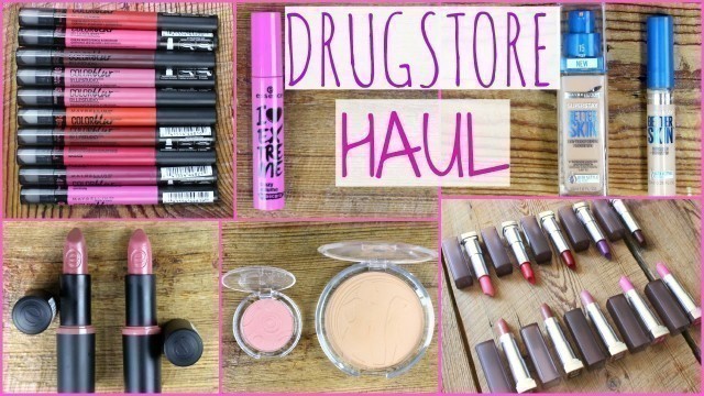 'Drugstore Makeup Haul 2015 - NEW PRODUCTS!'