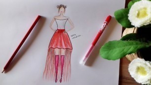 'Fashion Sketch Drawing'