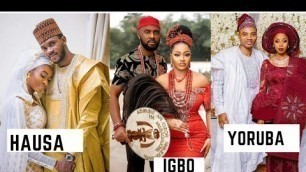 'Nigerian traditional wedding dresses(Hausa, Igbo & Yoruba)'