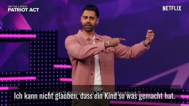'Hasan Minhaj „Fastfashion“ auf Deutsch'