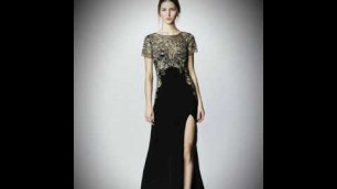 'Beautiful black colour prom dress design for women❤️ latest stylish gown collections 2022❤️❤️'