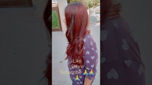'zaraa Khushi punjaban new song/ Hair fashion color 