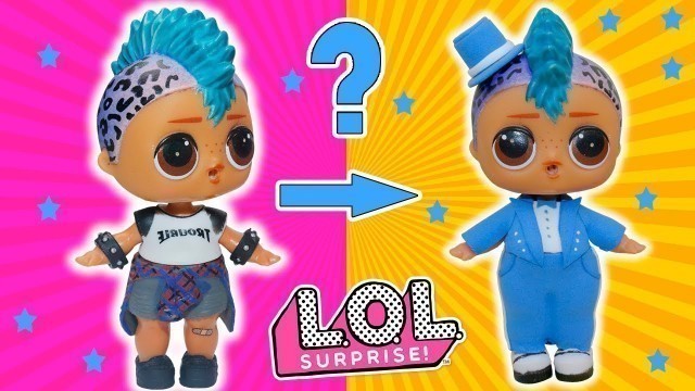 'Transformation PUNK Boi LOL Surprise VS SCRIBBLES Boy LIFE HACKS LOL Dolls DIY Miniature'