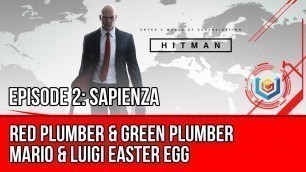 'Hitman - Red Plumber & Green Plumber Disguise Location (Mario & Luigi Easter Egg)'