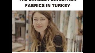 'largest exibition fot fabrics and accessories in Turkey'