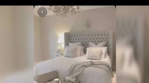 'white bed collection//with nude colour bedroom theme//home decor @Fashion with style'