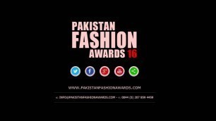 'Pakistan Fashion Awards 2016'