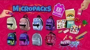 'Micropacks \"8 minis sacs à dos supers fashions\" Pub 20s'