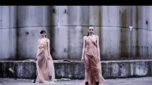 'The nude dresses by Dana Simionescu fashion designer - Mynah project'