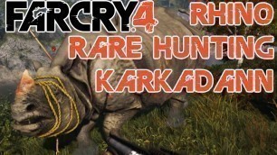 'Rare Animal | Crafting Heavy Ammo Bag - Karkadann the Rhino - Kyrat Fashion Week - Far Cry 4'