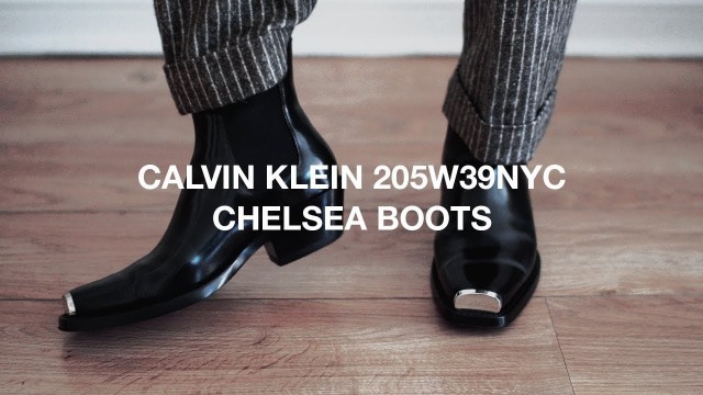 'THE BEST CHELSEA BOOTS (Calvin Klein 205W39NYC Metal Cap Boot Review)'