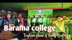 'Barama college Fashion show & Body Building || AB video\'s'