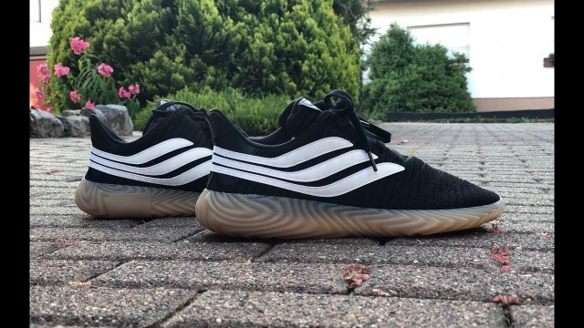 Adidas SOBAKOV ‘Core black/Ftwrwht/gum3 | UNBOXING & ON FEET l fashion shoes | 4K