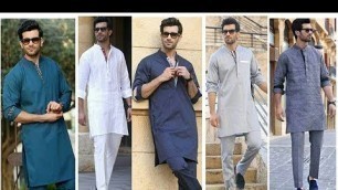 'Latest & stylish gents Dress designs 2018, Male kurta shalwar designs, gents casual/formal wear'