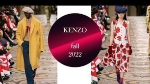 'Kenzo fall 2022 Paris Fashion Week'
